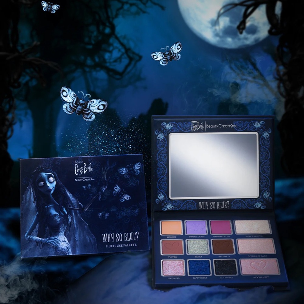 Tim Burton’s The Corpse Bride “Why So Blue?' Eyeshadow Palette, Disney Palette